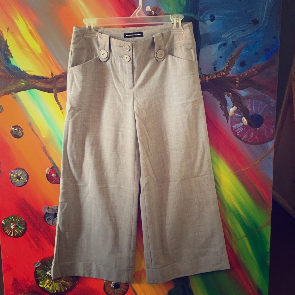 Express Design Studio Capri Editor Pant